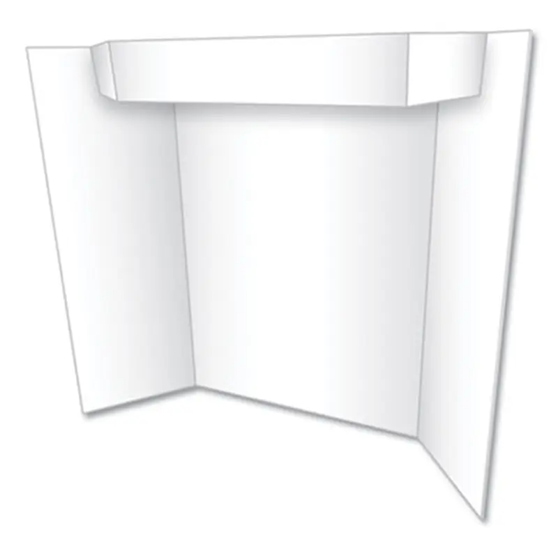 Two Cool Tri-Fold Poster Board, 24 x 36, White/White - Art Boards & Construction Paper | Eco Brites