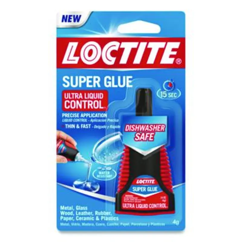 Ultra Liquid Control Super Glue, 0.14 oz, Dries Clear - Glue | Loctite