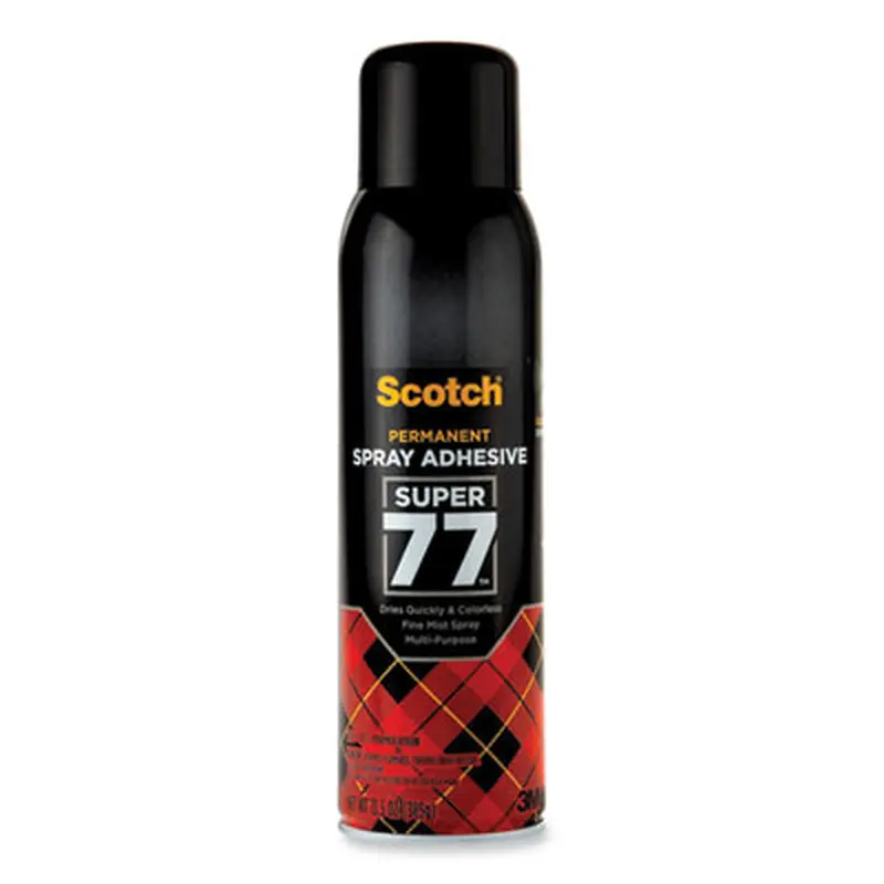 Super 77 Multipurpose Spray Adhesive, 13.57 oz, Dries Clear - Glue | Scotch