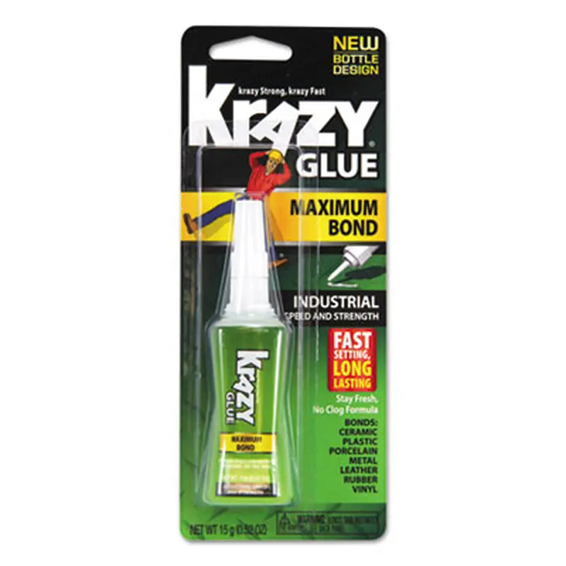 Maximum Bond Krazy Glue, 0.52 oz, Dries Clear - Glue | Krazy Glue