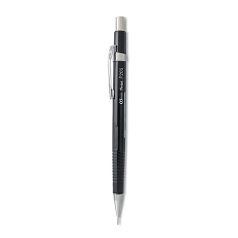Sharp Mechanical Pencil, 0.5 mm, HB (#2), Black Lead, Black Barrel - Pencils | Pentel