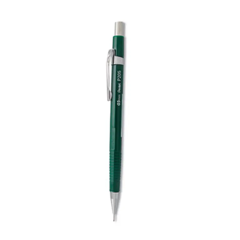 Sharp Mechanical Pencil, 0.5 mm, HB (#2), Black Lead, Green Barrel - Pencils | Pentel