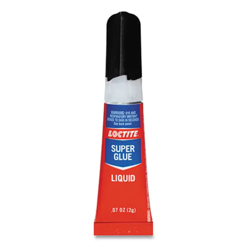 Super Glue Liquid Tubes, 0.07 oz, Dries Clear, 2/Pack - Glue | Loctite