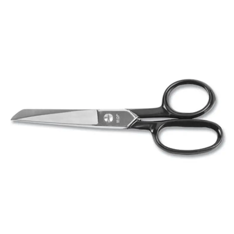 Hot Forged Carbon Steel Shears, 7" Long, 3.13" Cut Length, Straight Black Handle - Scissors | Clauss
