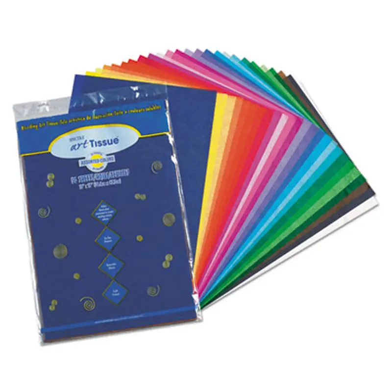Spectra Art Tissue, 23 lb Tissue Weight, 12 x 18, Assorted, 50/Pack - Art & Design Paper | Pacon
