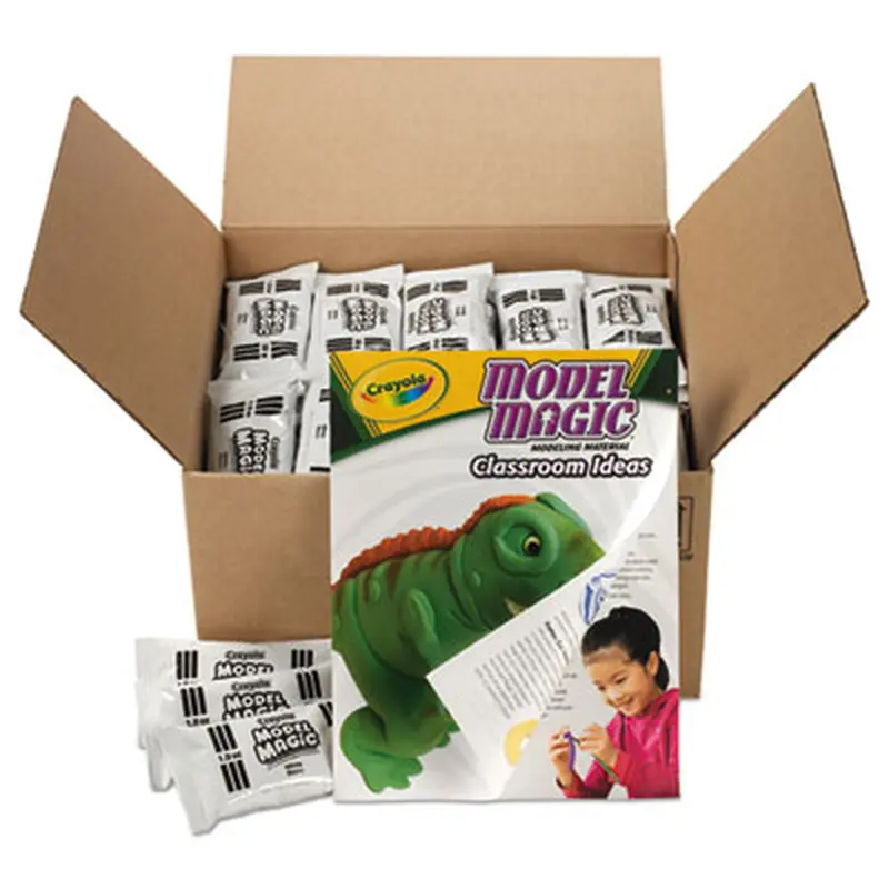 Model Magic Modeling Compound,1 oz Packs, 75 Packs, White, 6 lbs 13 oz - Clay | Crayola
