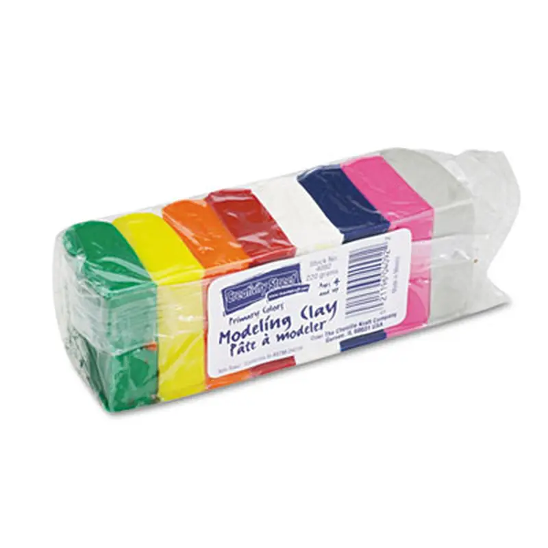 Modeling Clay Assortment, 27.5 g of Each Color, Assorted Bright, 220 g - Clay | Creativity Street