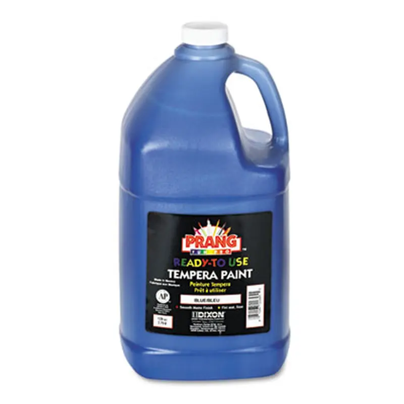 Ready-to-Use Tempera Paint, Blue, 1 gal Bottle - Paint | Prang