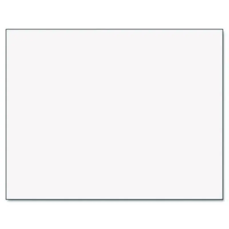 Six-Ply Railroad Board, 22 x 28, White, 25/Carton - Art Boards & Construction Paper | Pacon