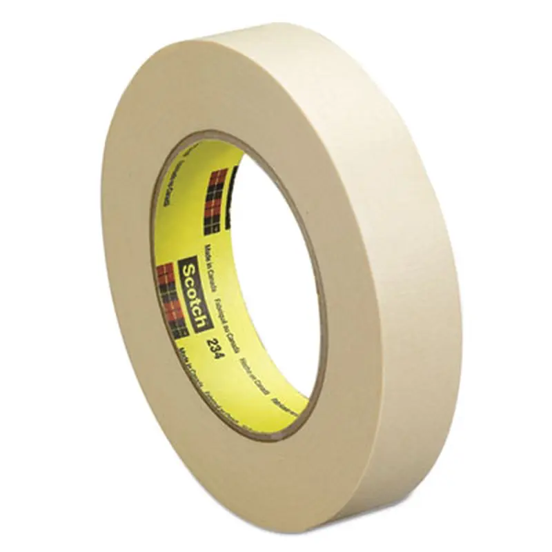 General Purpose Masking Tape 234, 3" Core, 18 mm x 55 m, Tan - Tape | Scotch