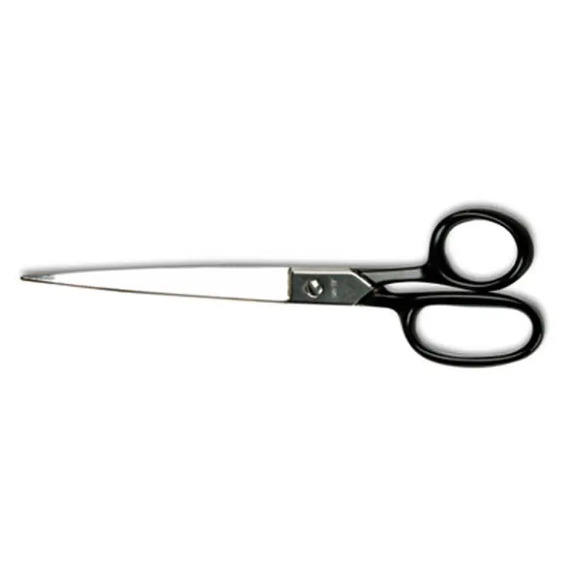 Hot Forged Carbon Steel Shears, 9" Long, 4.5" Cut Length, Straight Black Handle - Scissors | Clauss