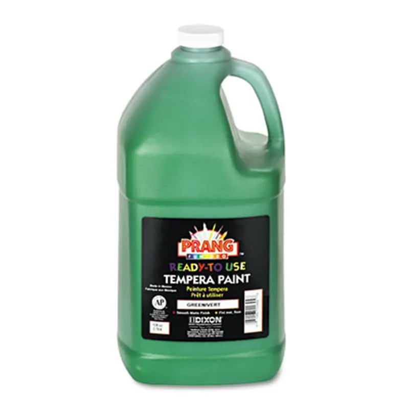 Ready-to-Use Tempera Paint, Green, 1 gal Bottle - Paint | Prang