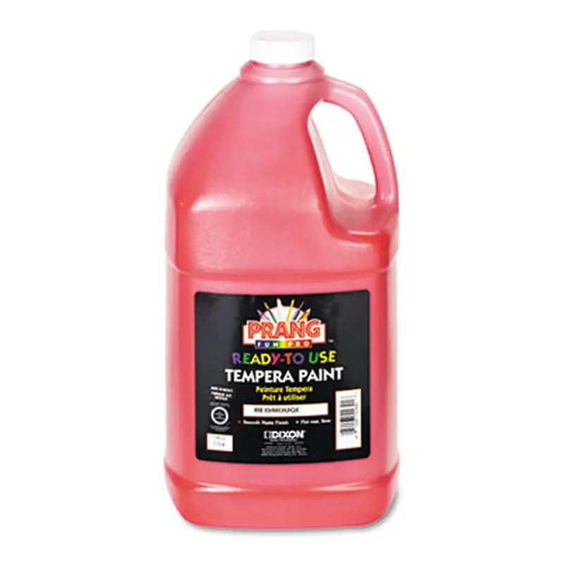 Ready-to-Use Tempera Paint, Red, 1 gal Bottle - Paint | Prang