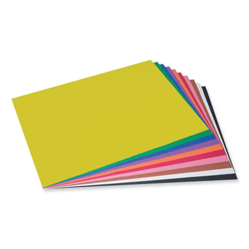 SunWorks Construction Paper, 50 lb Text Weight, 18 x 24, Assorted, 50/Pack - Art & Design Paper | Prang