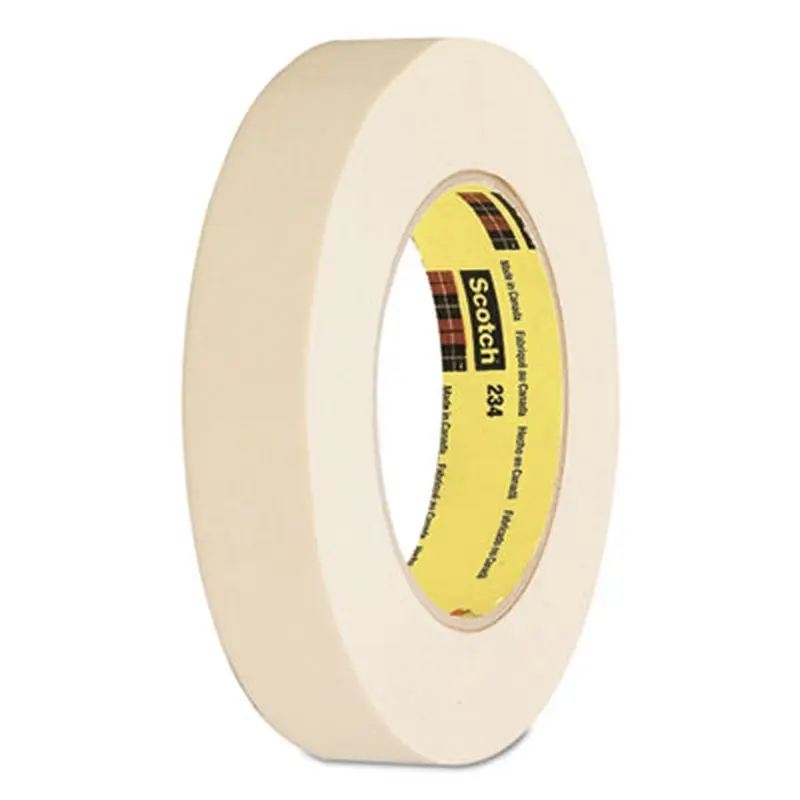 General Purpose Masking Tape 234, 3" Core, 12 mm x 55 m, Tan - Tape | Scotch