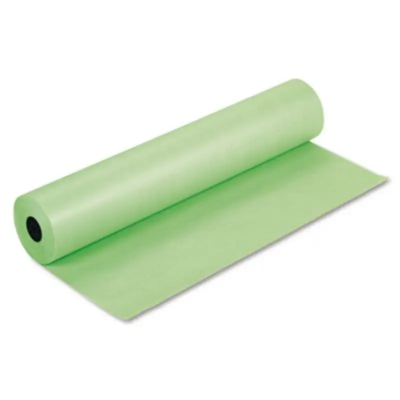 Rainbow Duo-Finish Colored Kraft Paper, 35 lb Wrapping Weight, 36" x 1,000 ft, Lite Green - Art & Design Paper | Pacon