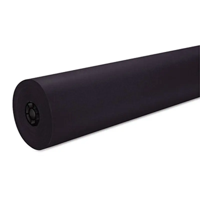 Decorol Flame Retardant Art Rolls, 40 lb Cover Weight, 36" x 1000 ft, Black - Art & Design Paper | Pacon