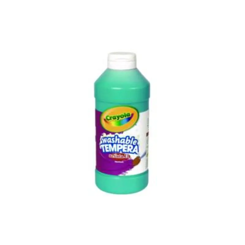 Artista II Washable Tempera Paint, Turquoise, 16 oz Bottle - Paint | Crayola