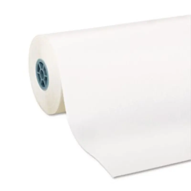 Kraft Paper Roll, 40 lb Wrapping Weight, 24" x 1,000 ft, White - Art & Design Paper | Pacon