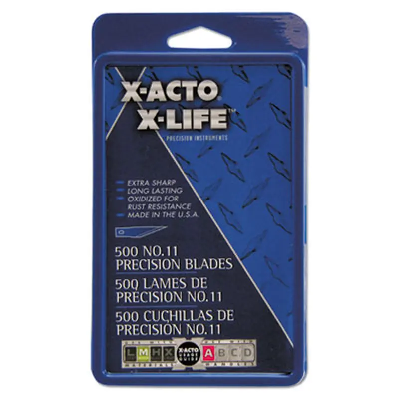 No. 11 Bulk Pack Blades for X-Acto Knives, 500/Box - Hobby Knife Blades | X-ACTO