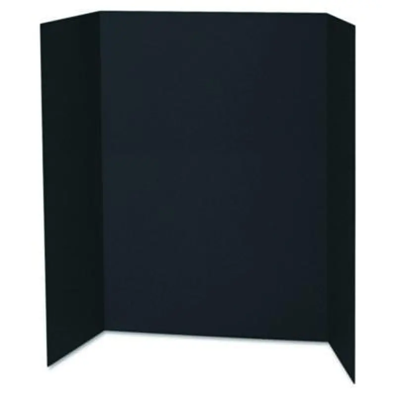 Spotlight Corrugated Presentation Display Boards, 48 x 36, Black/Kraft, 24/Carton - Art Boards & Construction Paper | Pacon
