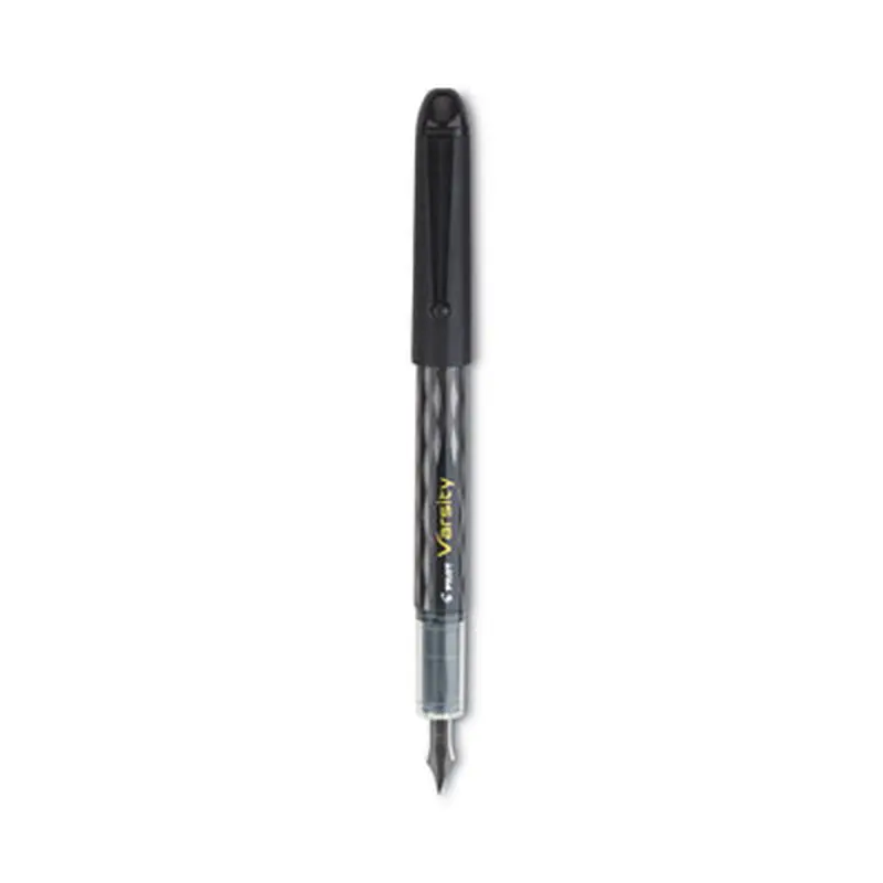 Varsity Fountain Pen, Medium 1 mm, Black Ink, Clear/Black Barrel - Pens | Pilot