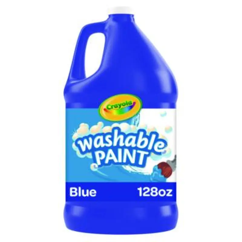 Washable Paint, Blue, 1 gal Bottle - Paint | Crayola