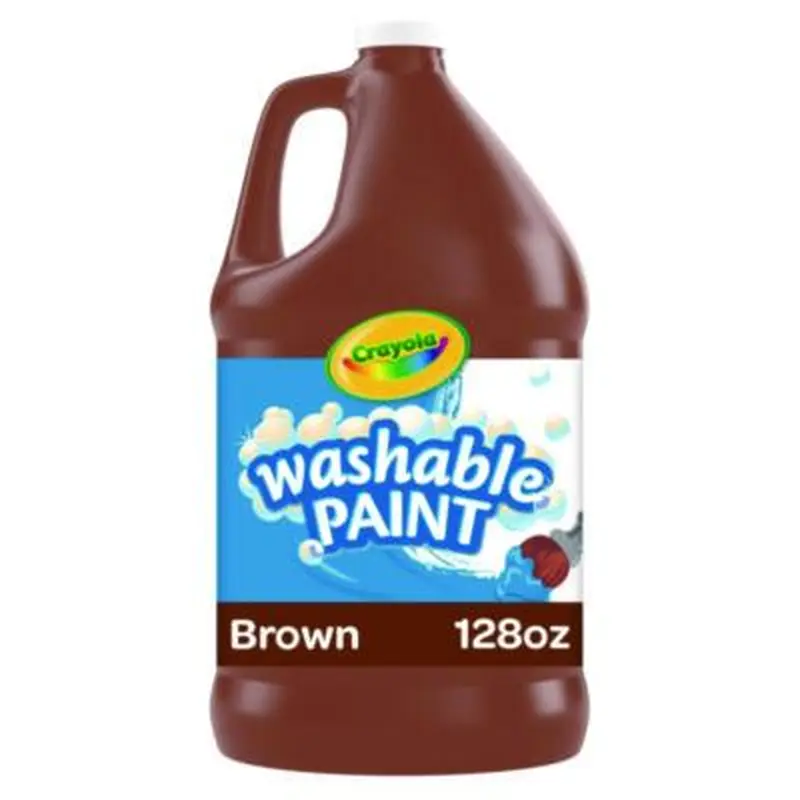 Washable Paint, Brown, 1 gal Bottle - Paint | Crayola