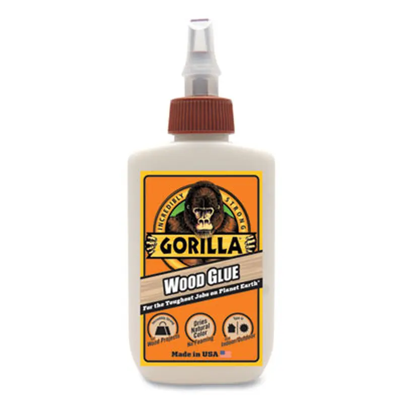 Wood Glue, 4 oz, Dries Light Tan - Glue | Gorilla