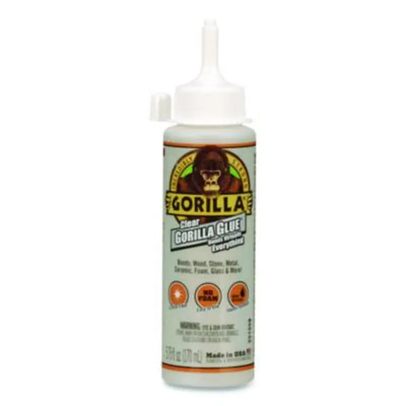 Clear Gorilla Glue, 5.75 oz, Dries Clear - Glue | Gorilla