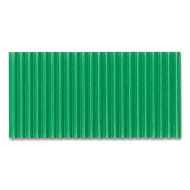 Corobuff Corrugated Paper Roll, 48" x 25 ft, Emerald Green - Art & Design Paper | Pacon