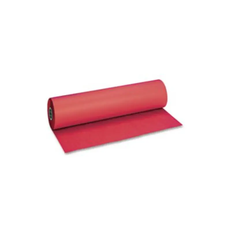 Decorol Flame Retardant Art Rolls, 40 lb Cover Weight, 36" x 1000 ft, Cherry Red - Art & Design Paper | Pacon