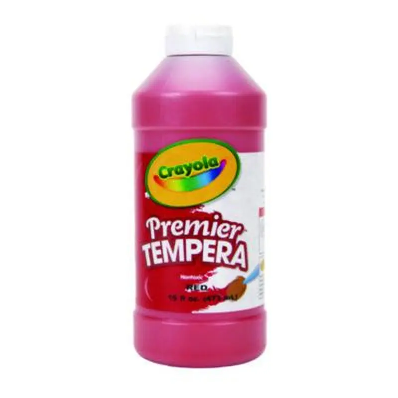 Premier Tempera Paint, Red, 16 oz Bottle - Paint | Crayola