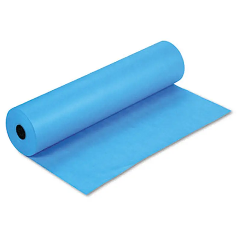 Spectra ArtKraft Duo-Finish Paper, 48 lb Text Weight, 36" x 1,000 ft, Bright Blue - Art & Design Paper | Pacon