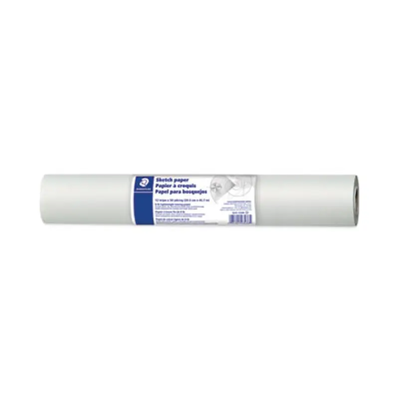 Transparent Sketch Paper Roll, 8 lb Bond Weight, 12" x 50 yd, White - Art & Design Paper | Staedtler