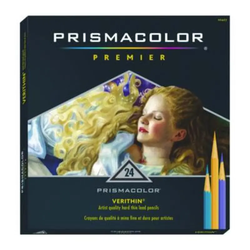Verithin Colored Pencils, Assorted Lead and Barrel Colors, 24/Set - Pencils | Prismacolor