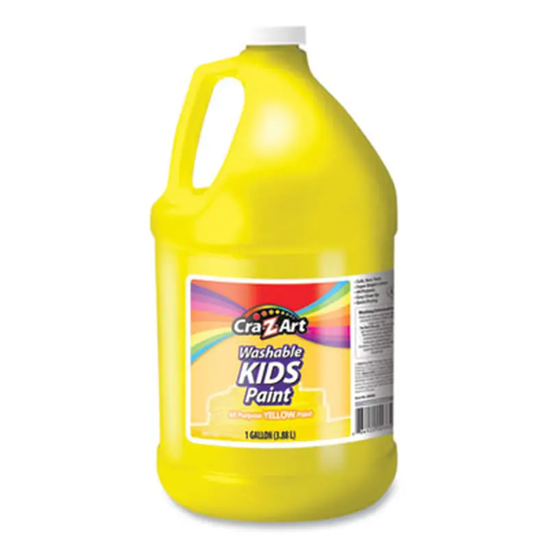 Washable Kids Paint, Yellow, 1 gal Bottle - Paint | Cra-Z-Art
