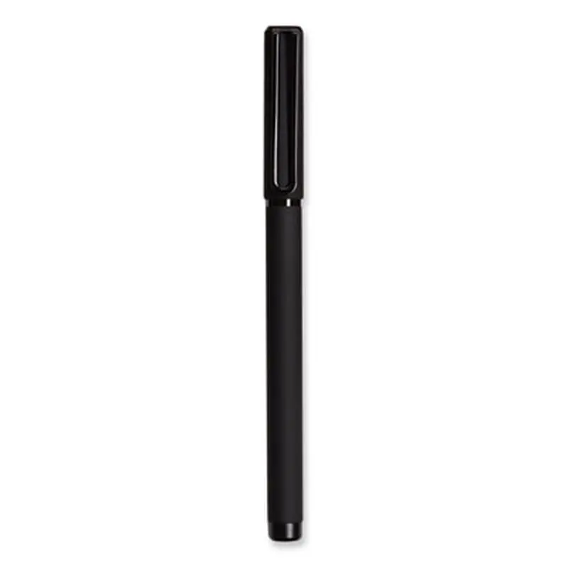 Catalina Soft Touch Porous Point Pen, Stick, Fine 0.7 mm, Black Ink, Black Barrel, Dozen - Pens | U Brands
