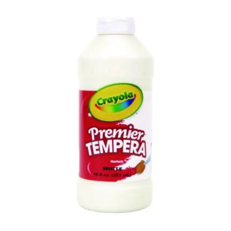 Premier Tempera Paint, White, 16 oz Bottle - Paint | Crayola