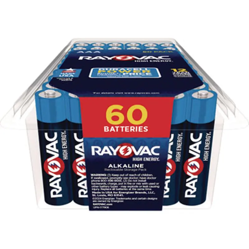 Alkaline AAA Batteries, 60/Pack - Batteries | Rayovac