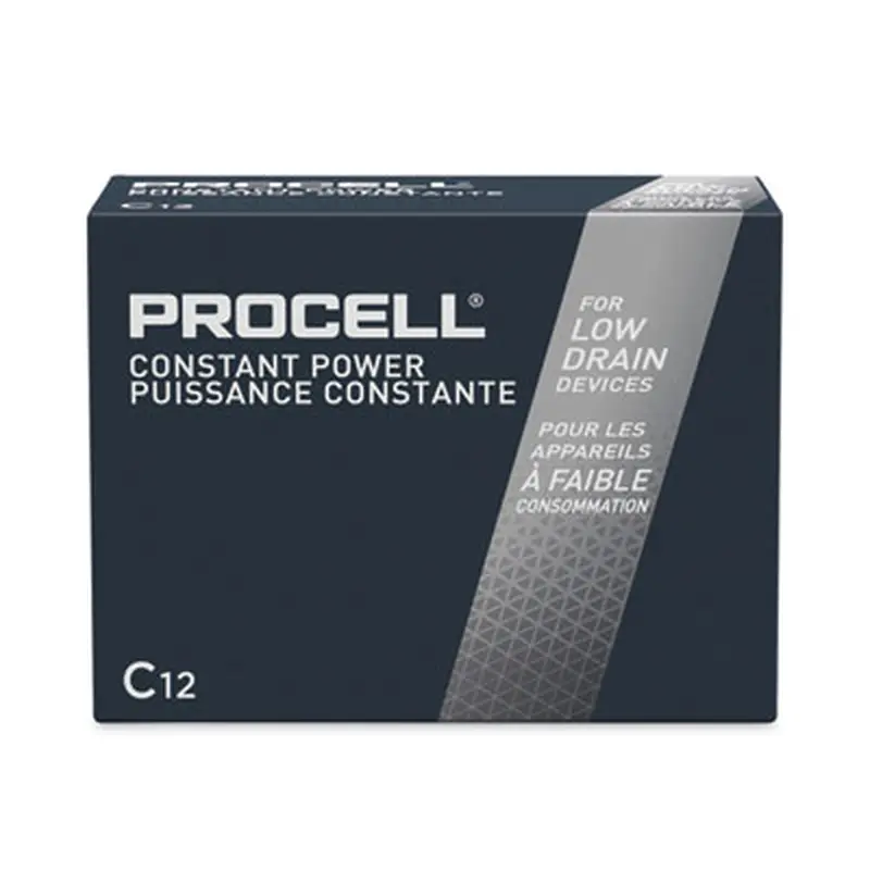 Professional Alkaline C Batteries, 12/Box - Batteries | Procell