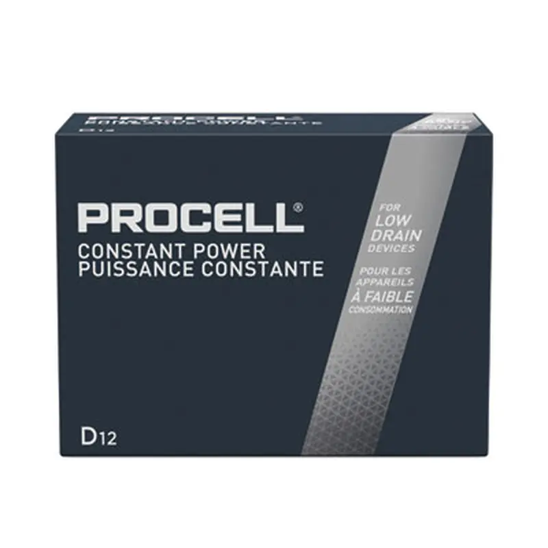 Professional Alkaline D Batteries, 12/Box - Batteries | Procell