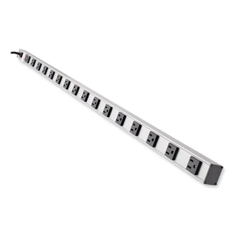 Vertical Power Strip, 16 Outlets, 15 ft Cord, Silver - Power Strips | Tripp Lite by Eaton