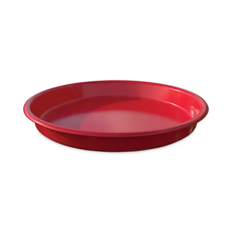Little Artist's Antimicrobial Craft Tray, 13" Dia., Red - Paint Supplies | deflecto