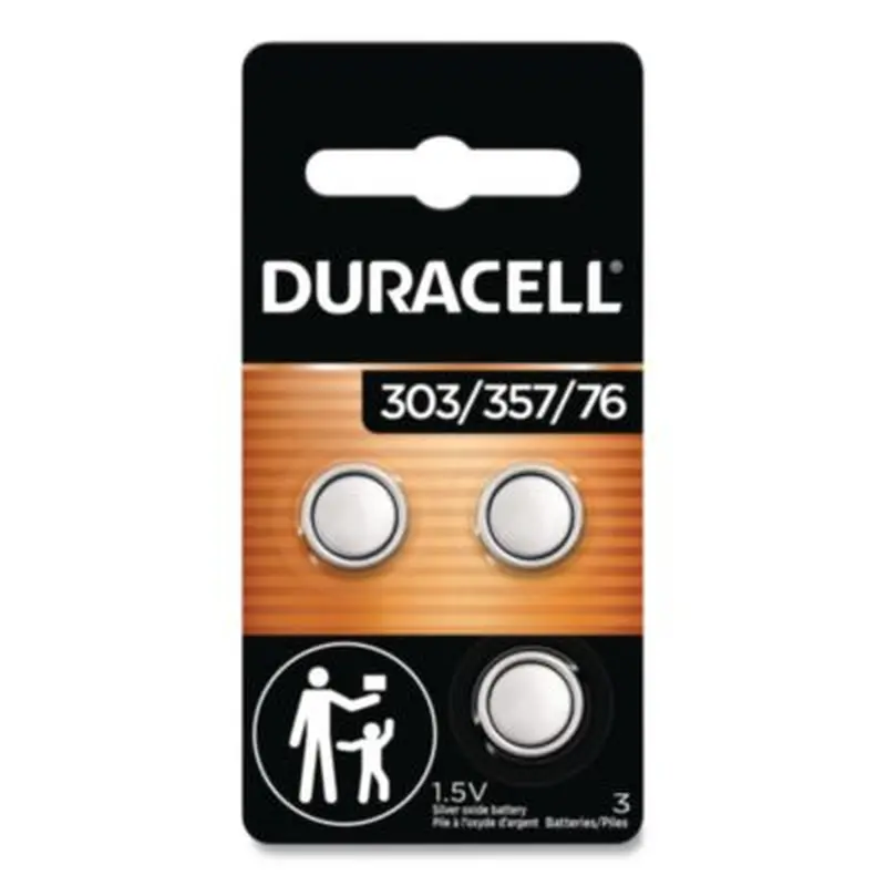 Button Cell Battery, 303/357, 1.5 V, 3/Pack - Batteries | Duracell