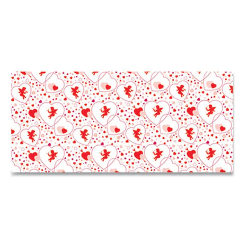 Corobuff Corrugated Paper Roll, 48" x 25 ft, Cupids Hearts - Art & Design Paper | Pacon