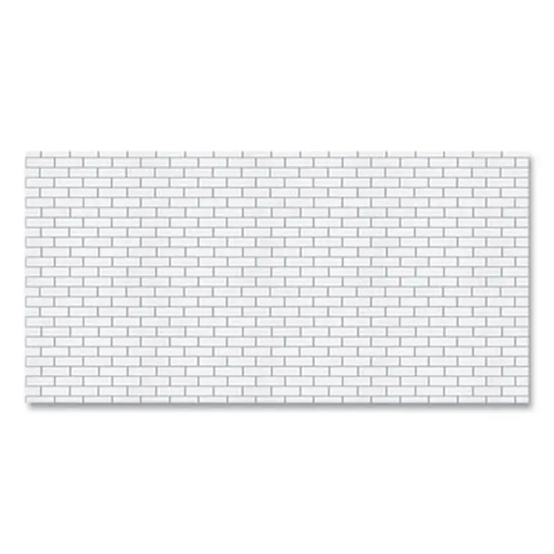 Fadeless Paper Roll, 50 lb Bond Weight, 48 x 50 ft, White Subway Tile - Art & Design Paper | Pacon