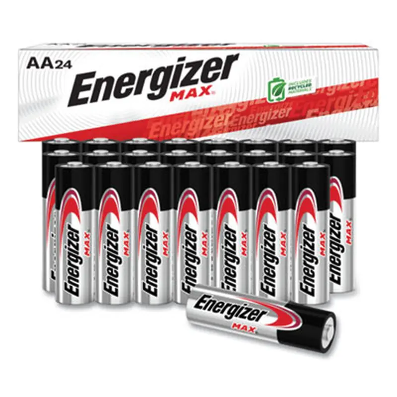 MAX AA Alkaline Batteries, 1.5 V, 4/Pack, 6 Packs/Box - Batteries | Energizer