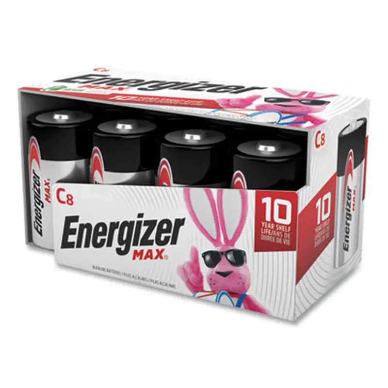 MAX Alkaline C Batteries, 1.5 V, 8/Pack - Batteries | Energizer