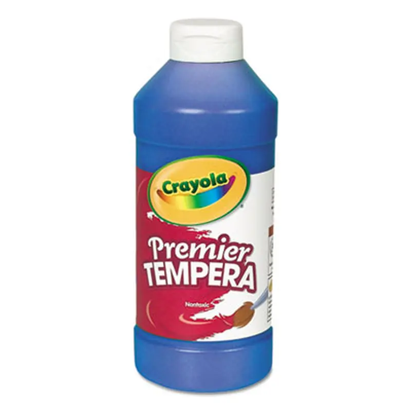 Premier Tempera Paint, Blue, 16 oz Bottle - Paint | Crayola